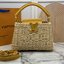 LV Wicker Capucines BB Bag / LV Capucines BB braided rattan Bag กระเป๋าถือพร้อมสายสะพายทรงบัคเก็ตสานขึ้นรูปสวยงามตามรูป เกรดออริ เทียบแท้ 1:1 ใช้งานต่างประเทศได้