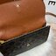 CELINE WALLET ON STRAP / CELINE TRIOMPHE CLUTCH กระเป๋าสะพายข้างใบเล็กสวยคลาสสิค สวยตะโกน งานเป๊ะปัง มีสายสะพายหนังสีน้ำตาล ถอดสายออกเพื่อเป็นกระเป๋าถือทรงคลัชท์เปลี่ยนลุคช์ ลวดลายtriomphe ความเป็นแบรนด์ CELINE ได้อย่างชัดเจน ให้ความรู้สึกที่ดูวินเทจ ที่ส