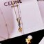 CELINE NECKLACE VIP สร้อยคอพร้อมจี้ดีไซน์สุดหรูคลาสสิคหายากชวนสะสมไอเท็มแบบนี้นานๆจะหลุดมาให้ช้อปจะซื้อใช้เองหรือมอบเป็นของขวัญก็เลิศหรูดูดี สินค้ามาพร้อม Original Package ถุงผ้ากำมะหยี่แบรนด์ กล่องและถุงกระดาษแบรนด์ Dutyfree ห้ามพลาดค่ะ!