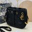 Medium DIOR Nolita Bag Black Macrocannage รุ่นใหม่ กระเป๋าสะพายทรงโท้ท งานหนังเต็มใบ สวยเรียบหรู ถือได้ สะพายยาวได้ เกรดออริ 1:1