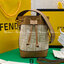 FENDI MON TRESOR MINI BAG รุ่นใหม่ล่าสุด น่ารักมากค่ะ กระเป๋าถือหรือสะพายไหล่ทรงขนมจีบสุดคลาสสิก วัสดุหนังแท้สลับผ้ากำมะหยี่พิมพ์ลายอย่างดี ลวดลายเอกลักษณ์ตามแบบฉบับแบรนด์ สวยหรู ดูแพง คุณนายสุดไปเลยค่า ถือแล้วสวยมากๆ จุของได้กำลังดี ทรงนี้ต้องมีติดตู้ไว้