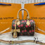 ORI หนังแท้ | 🍒 LV × TM Speedy Bandouliere 20 Bag Cherry Monogram กระเป๋าสะพายทรงหมอนใบเล็ก ดีไซน์สุดเก๋ไก๋ ด้วยลวดลายเชอร์รี่สีสันสดใสและน่ารักปรับลุคให้มีชีวิตชีวา คอลใหม่สุดเอ็กซ์คลูซีฟ