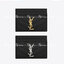 VIP 】หนังแท้ YSL SAINT LAURENT MONOGRAM CARD CASE IN GRAIN DE POUDRE EMBOSSED LEATHER (อะไหล่เงิน/อะไหล่ทอง) YSL CARD HOLDER