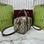 ORI หนังแท้ | GUCCI Mini GG handbag Soft Supreme 20cm / GUCCI Keepall Bag กระเป๋าสะพายทรงหมอนใบเล็ก สไตล์นี้ตีความรูปทรงกระเป๋าบอสตันโฉมใหม่ด้วยรายละเอียดผ้าแคนวาสแถบ Web