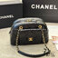 CHANEL 24A Bowling Bag กระเป๋าสะพายทรงโบลิ่ง รุ่นท็อปฮิต งานหนังเรียบ อะไหล่สีทองสวยหรู ขนาดกำลังสวย รูปทรงคลาสสิคใช้งานได้สะดวก