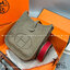HERMES evelyne mini bag Luxury Bag กระเป๋าสะพายแบรนด์ดัง แบรนด์หรู คลาสสิกตลอดกาล ใช้ได้ทั้งชายหญิง ใบเดียวจบ สวยรวยปัง เกรดท็อปออริจินอล ภาพสินค้าถ่ายจากงานขายจริง ใช้งานต่างประเทศได้
