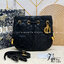 Medium DIOR Nolita Bag Black Macrocannage รุ่นใหม่ กระเป๋าสะพายทรงโท้ท งานหนังเต็มใบ สวยเรียบหรู ถือได้ สะพายยาวได้ เกรดออริ 1:1
