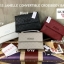 💕GUESS JANELLE CONVERTIBLE CROSSBODY BAG กระเป๋าสะพายข้างรุ่นใหม่ชนช้อปจากGuess สะพายได้ทั้งสายคู่และสายเดี่ยว สายสะพายโซ่ต่อหนังไม่เจ็บบ่า โลโก้ด้านหน้าตัวนูนเด่นชัด วัสดุหนังpu ลาย signature รอบใบ เปิดปิดด้วยกระดุมแม่เหล็กและซิป ภายในมีช่องซิปให