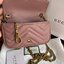 Gucci Marmont Super mini Premiumgift กระเป๋าสะพายข้างใบเล็ก น้องมินิ น่ารั๊กมุ้งมิ้ง วัสดุหนังเชฟรอน สายสะพายแบบโซ่ อะไหล่ทองหรูหรา ด้านหน้าประดับโลโก้แบรนด์หรู ทนทาน แข็งแรง น้ำหนักเบา ใส่ตังค์ใส่โทรศัพท์ Iphone+ ได้ น่ารักมุ้งมิ้ง ไม่ควรพลาดเลยค่า
