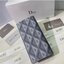 DIOR Vertical Long Wallet Dior CD Diamond Canvas กระเป๋าสตางค์ใบยาว พร้อมส่งที่ไทย ภาพสินค้าถ่ายจากงานขายจริง ใช้งานต่างประเทศได้