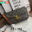 CELINE TRIOMPHE SHOULDER BAG IN TRIOMPHE อีกหนึ่งผลงานการออกแบบของ Hedi Slimane ที่ได้ดึงเอาเอกลักษณ์ต่าง ๆ ของ CELINE ออกมาและทำการตีความหมายใหม่จนได้กระเป๋าเรียบหรูและดูทันสมัย ให้คุณเลือกสะพายในชีวิตประจำวันเข้ากับการแต่งตัวสบาย ๆ หรือจะสะพายออกงานปาร์