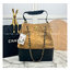 ORI หนังแท้ | CHANEL Shopping Bag 25A Suede Bag กระเป๋าช้อปปิ้งทรงโท้ท ดีไซน์ใหม่ทรงยาว หนังกลับสีทูโทน ในคอล Métiers D'art 2024/25