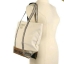 Victoria's Secret Canvas Tote Bag กระเป๋าสะพายวัสดุแคสวาสสีครีม ด้านล่างเป็นกลิตเตอร์ สกรีนชื่อแบรนด์ ฐานกระเป๋าเป็นหนัง ด้านหน้ามีช่องเล็กไว้ใส่ของได้ เปิดปิดด้วยซิป ซับในลายแบรนด์ มีช่องซิปเล็กแยกใส่ของ1ช่อง จุของได้เยอะมาก