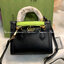 กระเป๋า GUCCI สไตล์งานหูไม้ไผ่ Size mimi รุ่น Gucci Diana Bag กระเป๋าสุดคลาสสิกดีไซน์มาใหม่พร้อมเข็ดขัดหนังสีสะท้อนแสงประดับตรงหูกระเป๋า กระเป๋าทรง tote วัสดุหนังแท้ (calfskin) อะไหล่ทอง ขนาดกำลังดี งานสวยตั้งอยู่ทรง มีสายสะพายยาว 1เส้น สามารถปรับระดับได้
