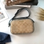 COACH MINI CROSSBODY BAGกระเป๋าสะพาน size mini วัสดุหนังลาย signature เปิด - ปิดด้วยซิป แบ่ง2 ช่องใหญ่ ภายในโล่ง ใส่ wallet สั้น มือถือได้ทุกรุ่น และของใช้จุกจิก พร้อมสายยาวถอด ปรับได้ค่ะ