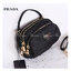 PRADA MINI 3 ZIPPER NYLON HANDBAG & SHOULDER BAG กระเป๋าถือหรือสะพายทรง dome size mini วัสดุ nylon มีหูหิ้วจับถนัดมือ