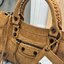 ORI หนังแท้ | Balenciaga Le City suede bag 30cm กระเป๋าถือ/สะพายข้างดีไซน์โดดเด่นสวยเท่ล้ำสมัย ใหม่ล่าสุดงานหนังกลับที่สุดแห่งความไอคอนิกไม่เหมือนใคร มีกิมมิคและลูกเล่นแพรวพราว