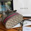 GUCCI Ophidia mini small GG bucket bag กระเป๋าถือหรือสะพายข้าง ขนาดเล็ก ทรงขนมจีบ วัสดุผ้าใบ+หนังแท้ พร้อมแถบลายทางสีเขียวและสีแดงด้านล่าง ด้านในโล่ง มี1ช่องเล็ก สายยาวถอดสายไม่ได้ ปรับระดับได้ ใบนี้เรียบหรูดูดีสุดๆไม่ควรพลาดค่า