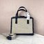 TORY BUTCH SMALL WALKER CANVAS กระเป๋าถือ หรือสะพาย TORY BURCH เปิด - ปิดกระเป๋าด้วยกระดุมแม่เหล็ก ด้านในแบ่งเป็น 3 ช่อง มีช่องซิปตรงกลาง และมีช่องซิปเล็กอีก 1 ช่อง ช่องใส่ของ 1 ช่อง หูจับสูง 14 cm มาพร้อมสายสะพายยาว สามารถถอดและปรับได้ Free Size ค่ะ
