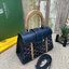 10 สี ORI หนังแท้ | GOYARD Saïgon Souple Mini Bag 20cm กระเป๋าถือ/สะพายดีไซน์หูจับไม้เป็นเอกลักษณ์ที่สวยหรูหราสง่างาม