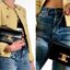 พรีเมี่ยมกิ๊ฟแท้ 100% 】CELINE TRIOMPHE SHOULDER BAG VIP GIFT WITH PURCHASE-GWP พรีเมี่ยมกิ๊ฟ Limited Edition จาก CELINE PERFUME DUTY FREE COUNTER วัสดุ TRIOMPHE & LEATHER ดีไซน์ยอดนิยมสไตล์สาว LISA