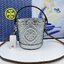 6 สี Tory Burch Puffy Mini / Tory burch T Monogram Puffy Patent Mini Bucket Bag / Tory Bucket Bag กระเป๋าบัคเกต size เล็ก โดดเด่นด้วยโลโก้ตัวนูนปั๊มด้านหน้า