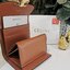 พรีเมี่ยมกิ๊ฟแท้ 100% 】CELINE SHORT WALLET VIP GIFT WITH PURCHASE (GWP) พรีเมี่ยมกิ๊ฟ Limited จาก CELINE HAUTE PARFUME DUTYFREE COUNTER วัสดุ Triomphe Canvas หนังสวยอยู่ทรงปั้มโลโก้ด้านหน้าเปิดปิดฝาพับกระดุม