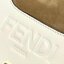 พรีเมี่ยมกิ๊ฟแท้ 100% 】FENDI Moonlight Leather Saddle Bag : white