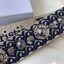 หนังแท้ DIOR shoulder strap with ring พร้อมส่งที่ไทย Jacquard and Black Calfskin สายกระเป๋างานหนังแท้และผ้าแจ็คการ์ด เกรดเทพออริจินอล ภาพสินค้าถ่ายจากงานขายจริง