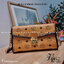 M.C.M MEDIUM MILLIE CROSSBODY IN VISETOS LEATHER BLOCK กระเป๋าสะพายกึ่งคลัทช์ ไซส์ medium กำลังสวย ดีไซน์ใหม่ เพิ่มขอบหนังสีดำ ให้ดูมีมิติ น่าใช้มากยิ่งขึ้น