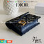 VIP 】DIOR MONOGRAM SADDLE FLAP CARD HOLDER กระเป๋าใส่บัตร ใส่เหรียญ วัสดุหนังแท้ และผ้า Jacquard อย่างดี ทอสวยงามที่สุด ผสมผสานความสง่างามและคลาสสิกที่เข้ากับยุคสมัย ด้านหน้าโดดเด่นด้วยซิกเนเจอร์ของ Christian Dior อะไหล่สีทองอ่อน เงางาม เป็นอีกหนึ่งรุ่นที