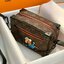 พรีเมี่ยมกิ๊ฟแท้ 100% 】หนังแท้ LOUIS VUITTON MINI SOFT TRUNK MONOGRAM