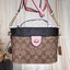Coach KAY CROSSBODY IN BLOCKED SIGNATURE CANVAS (COACH F78277) IM/BROWN KHAKI GOLD /BLACK