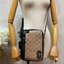 COACH NORTH/SOUTH EDGE CROSSBODY (COACH 5626) IN SIGNATURE CANVAS (COACH 6788) กระเป๋าสะพายผู้ชาย กระเป๋าสะพายรุ่นใหม่ ชนช็อป (!!)รุ่นหายาก สี COBALT MULTI วัสดุทำจาก หนังลูกวัวแท้ เนื้อเรียบ พิมพ์ลาย ขนาดกำลังดี