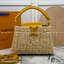 LV Wicker Capucines BB Bag / LV Capucines BB braided rattan Bag กระเป๋าถือพร้อมสายสะพายทรงบัคเก็ตสานขึ้นรูปสวยงามตามรูป เกรดออริ เทียบแท้ 1:1 ใช้งานต่างประเทศได้