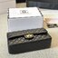 CHANEL 2.55 Handbag Aged Leather & Gold-Tone กระเป๋าสะพายหนังย่น แฝงความหรูในตัวตามเอกลักษณ์แบรนด์ สีดำ อะไหล่เงิน / ทอง