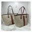 ORI หนังแท้ | Gucci Ophidia medium tote bag GG Monogram Double G / Gucci Tote Bag กระเป๋าสะพายทรงโท้ทใบใหญ่ ภายในโล่งกว้างจุของได้เยอะ