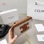 CELINE CLUTCH ON CHAIN CUIR TRIOMPHE IN TEXTILE AND CALFSKIN / CELINE POUCH กระเป๋าคลัทช์ดีไซน์เรียบหรูออกแบบมาได้อย่างลงตัว พร้อมสายสะพายโซ่ทองสุดหรู ด้วยรูปทรงที่สวยงามและทันสมัย สามารถใส่กระเป๋าสตางค์ใบสั้นหรือเครื่องสำอางค์ได้ตามขนาดกระเป๋า