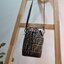 FENDI MINI BUCKET BAG / Fendi Mon Tresor Mini Brown Bag กระเป๋าสะพายทรงขนมจีบยอดฮิต ไซส์มินิ ที่น่ารักน่าใช้มาก ดีไซน์สวยอยู่ทรง วัสดุผ้าแคนวาสสลับหนังแท้ ดีเทลห่วงคล้องอะไหล่สวยหรู มาพร้อมสายสั้นคบ้องแขน และสายครอสบอดี้สำหรับสะพายข้าง สลับใช้ได้ไม่จำเจ ภ
