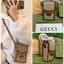 Gucci Horsebit 1955 Phone Bag with Strap กระเป๋าสะพาย กระเป๋าใส่โทรศัพท์ งานแฟชั่นคลาสสิก หนังผสมวัวแท้สีน้ำตาล อะไหล่สวย ดีไซต์สัญลักษณ์วงแหวนตามแบบฉบับ GG มาพร้อมกล่องแบรนด์และสายสะพายยาวที่สามารถปรับระดับได้ พร้อมส่งให้สะพาย สวยๆ กันแล้ววันนี้ ใบนี้ mu