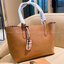 BURBERRY Leather Haymarket Check Medium Reversible Tote Bag กระเป๋าสะพายไหล่ทรงช้อปปิ้ง ทรงคลาสสิค ฮิตตลอดกาล