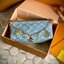 LV Bloom Pouch Monogram Flower coated canvas / Rose Jasmine / Banana / Denim กระเป๋าสะพายรุ่นใหม่ โดดเด่นด้วยรูปทรงทันสมัย Monogram Flower
