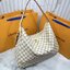 ORI หนังแท้ | LV Slouchy MM Damier Azur MM ใหม่ล่าสุด กระเป๋าโฮโบทรงสวยใบใหญ่จุใจที่ใครๆก็ต้องมี ด้วยรูปทรงคลาสสิคและใช้งานง่าย สะพายสะดวกด้วยหูสะพายในตัว สวยดูลัคชู