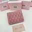 Miu Miu Small matelassé nappa leather wallet กระเป๋าสตางค์หนังแนปป้า ตกแต่งโลโก้หรูหราเป็นเอกลักษณ์