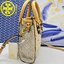 TORY BURCH Mini T Monogram Tote ivory multi heart shape / Tory Mini Tote Bag กระเป๋าทรงโท้ทมินิแต่งหัวใจสีทองสวยหรู น่ารักรุ่นใหม่ล่าสุด เกรดท็อปออริ เทียบแท้ 1:1 เกรดดีสุด ใช้งานต่างประเทศได้