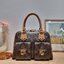 LV Manhattan Pm Monogram Handbag / LV MANHATTAN HANDBAG กระเป๋าถือทรงผู้ดี คลาสสิค สวยหรู ไซส์กำลังสวย ราคาแสนดี ดีไซน์ตกแต่งกระเป๋าเล็กด้านหน้า ใส่ของจุกจิกได้