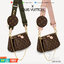 VIP GIFT 】LOUIS VUITTON MULTI-POCHETTE ACCESSOIRES Monogram พร้อมส่งที่ไทย 3 สีคลาสสิค