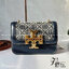 TORY BURCH Eleanor T Monogram Small Convertible Shoulder Bag / Tory Burch Eleanor Classic Jacquard Bag กระเป๋าสะพายดีเทลขอบประณีต