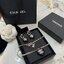 ซื้อ1ได้ถึง2ชิ้น ในเซ็ตเดียว CHANEL JEWELRY SET / Chanel earrings / Chanel necklace โทนดำ ชุดเครื่องประดับครบชุด สุดอลังการ