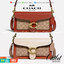 COACH TABBY SHOULDER BAG 26 IN SIGNATURE CANVAS WITH BEADCHAIN (6793,91215) กระเป๋าสะพายไหล่ ดีไซน์วินเทจย้อนยุค สวยคมชัด คลาสสิคใช้ได้ทุกลุค วัสดุหนังแท้สลับหนังแคนวาสเคลือบลาย เปิด-ปิดด้วยแม่เหล็กในตัว รับรองแน่นหนา ด้านหลังมีช่องแยก ภายในเป็นช่องโล่ง ข